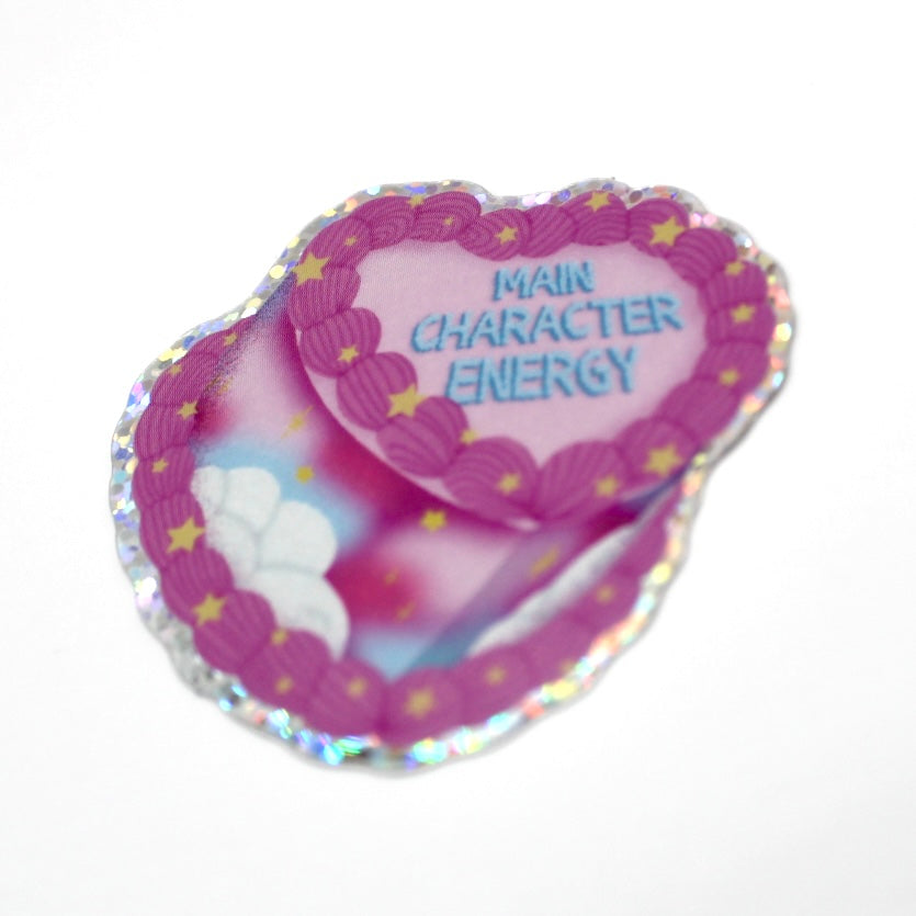 Main Character Energy Vinyl Sticker