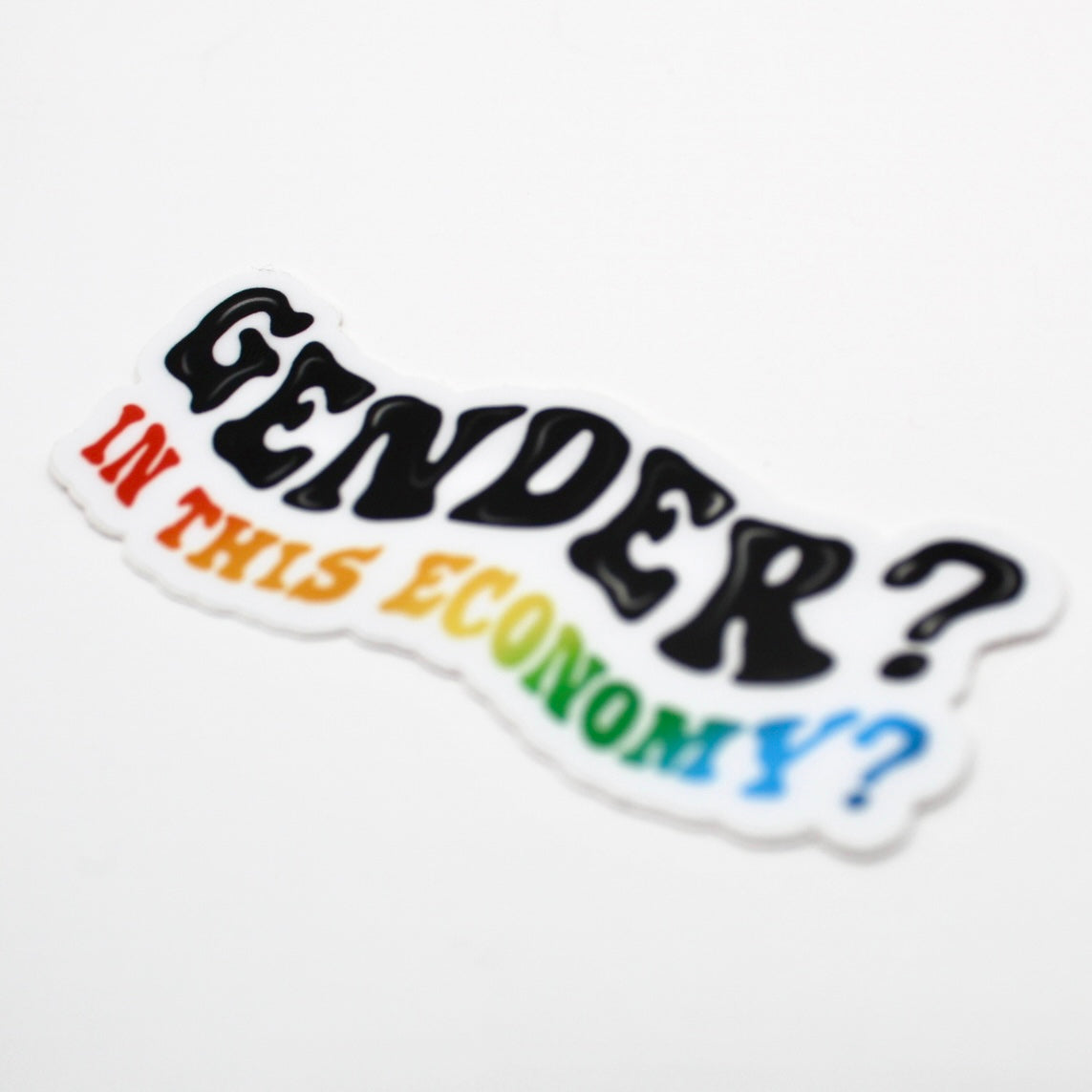 Gender? Vinyl Sticker