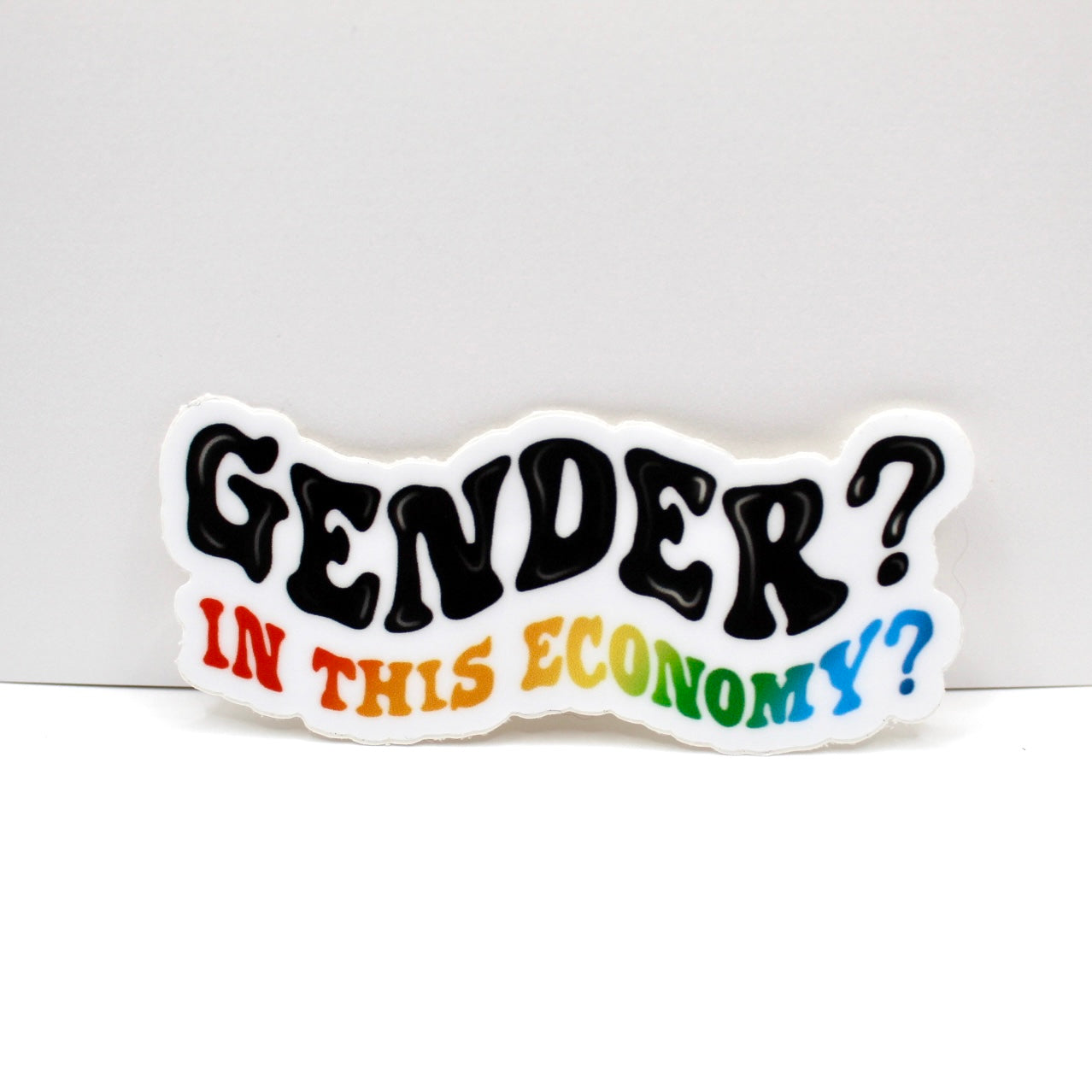 Gender? Vinyl Sticker
