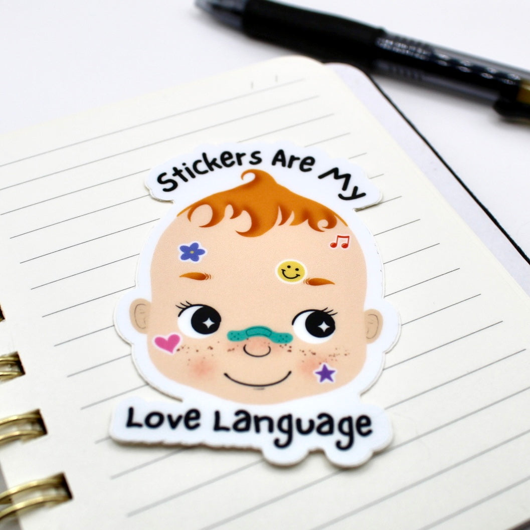 Stickers are my Love Language Vinyl Sticker