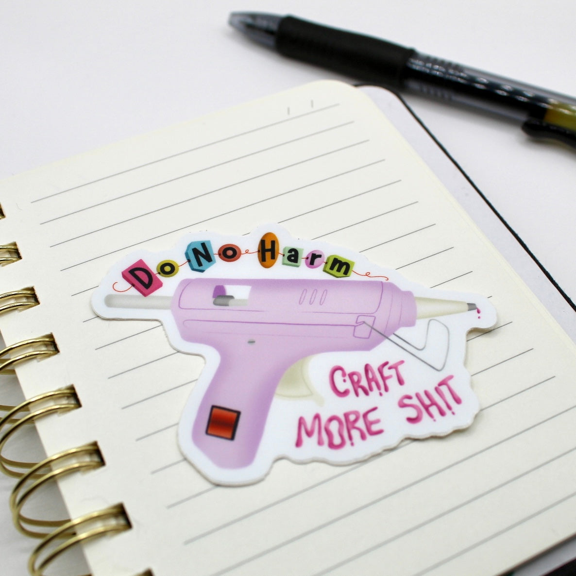 Do No Harm, Craft More Shit Vinyl Sticker