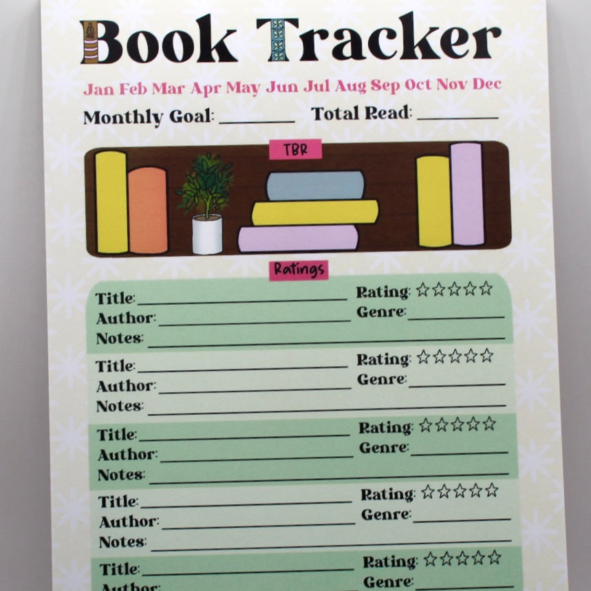 Book Tracker Notepad