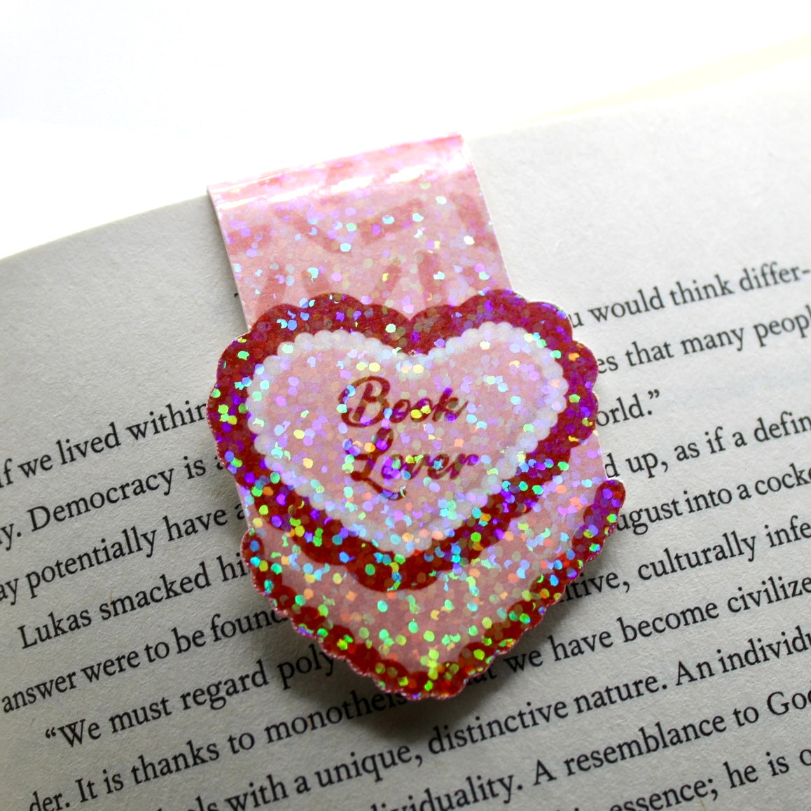 Book Lover Magnetic Bookmark