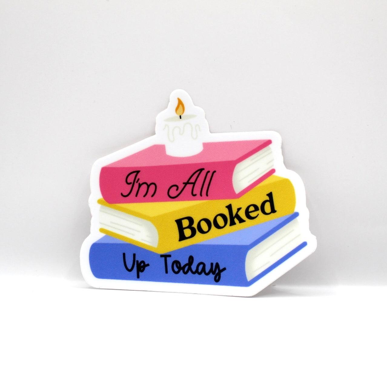 All Booked Up Sticker
