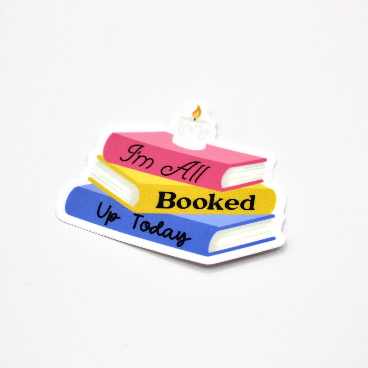All Booked Up Sticker