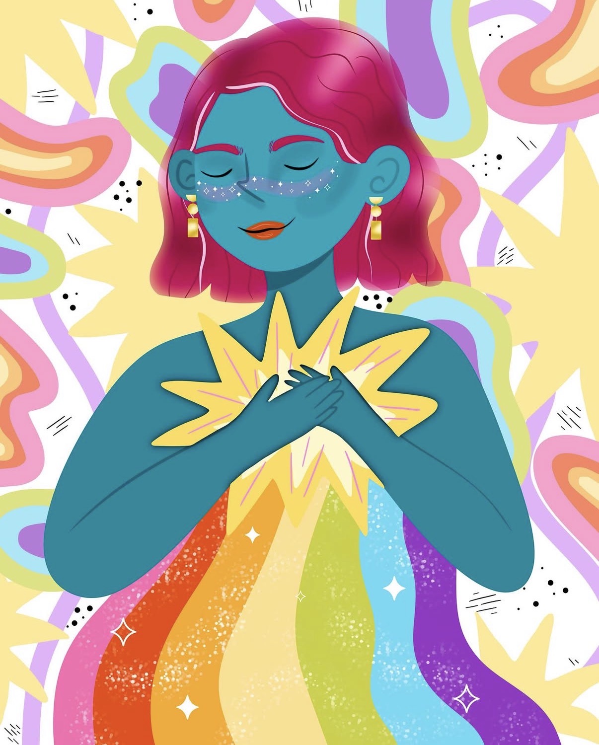 Pride at Heart Art Print | 8x10"
