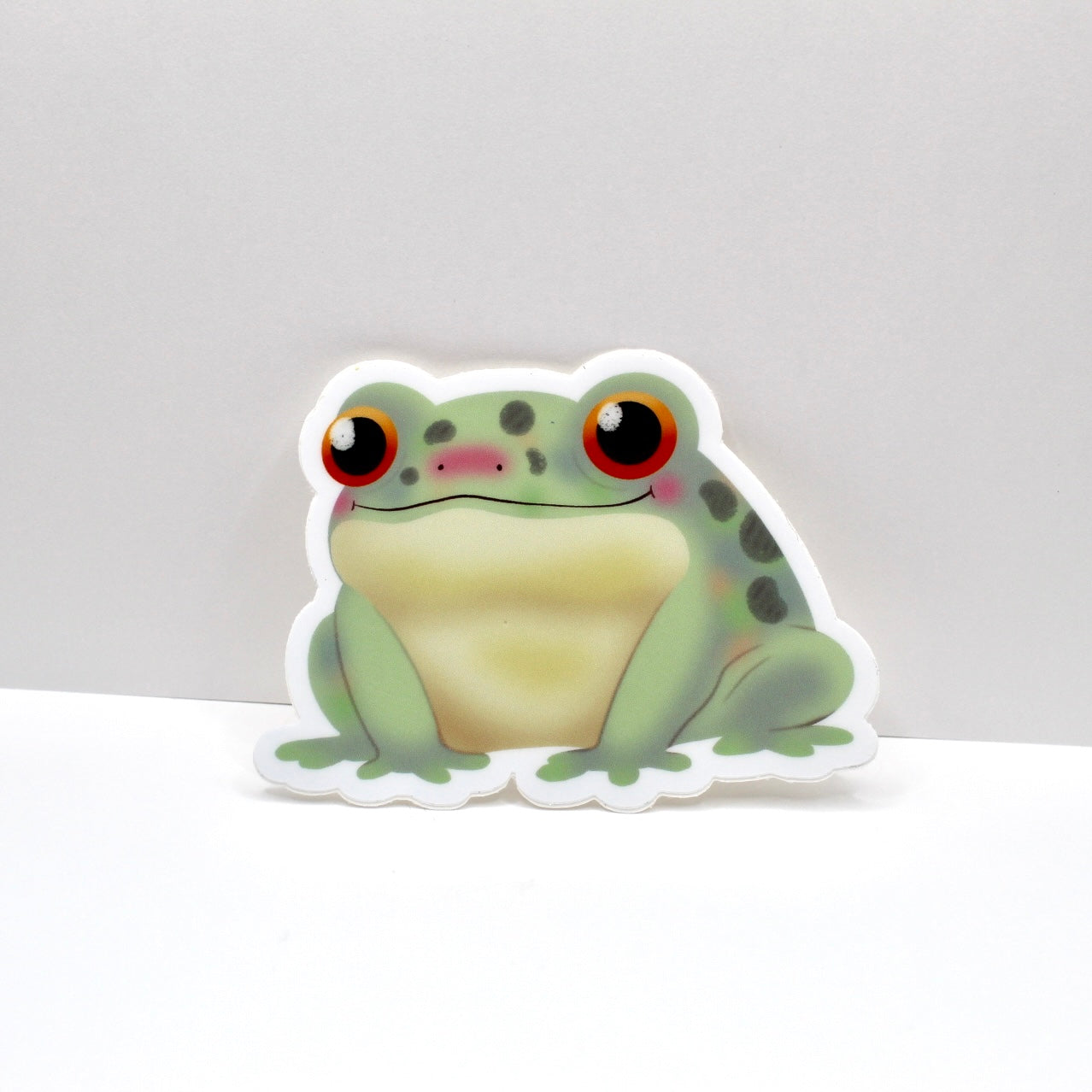 Cute Frog Vinyl Sticker