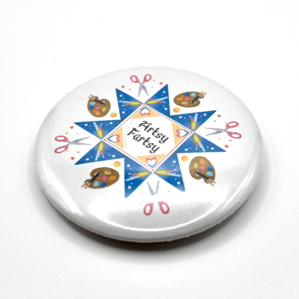 Artsy Fartsy Button Pin