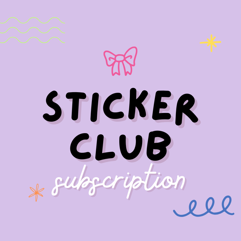 Monthly Sticker Club – Crowded Cat Studio