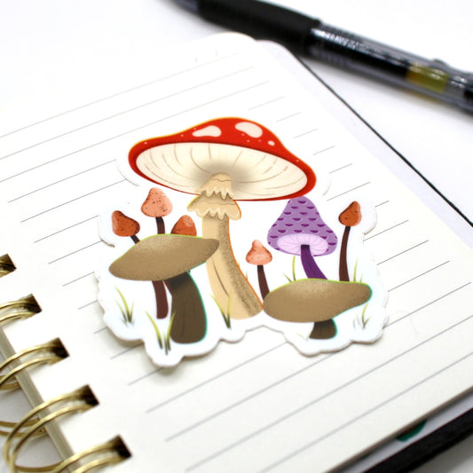Mushroom Vinyl Sticker