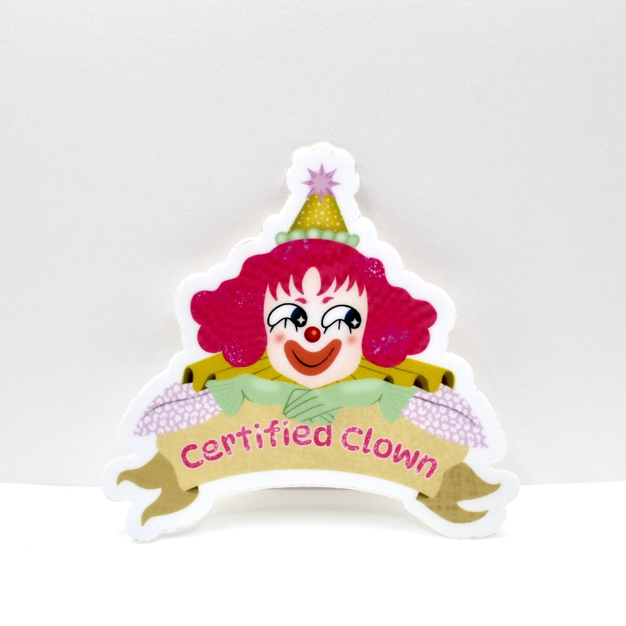 Certified Clown Vinyl Sticker