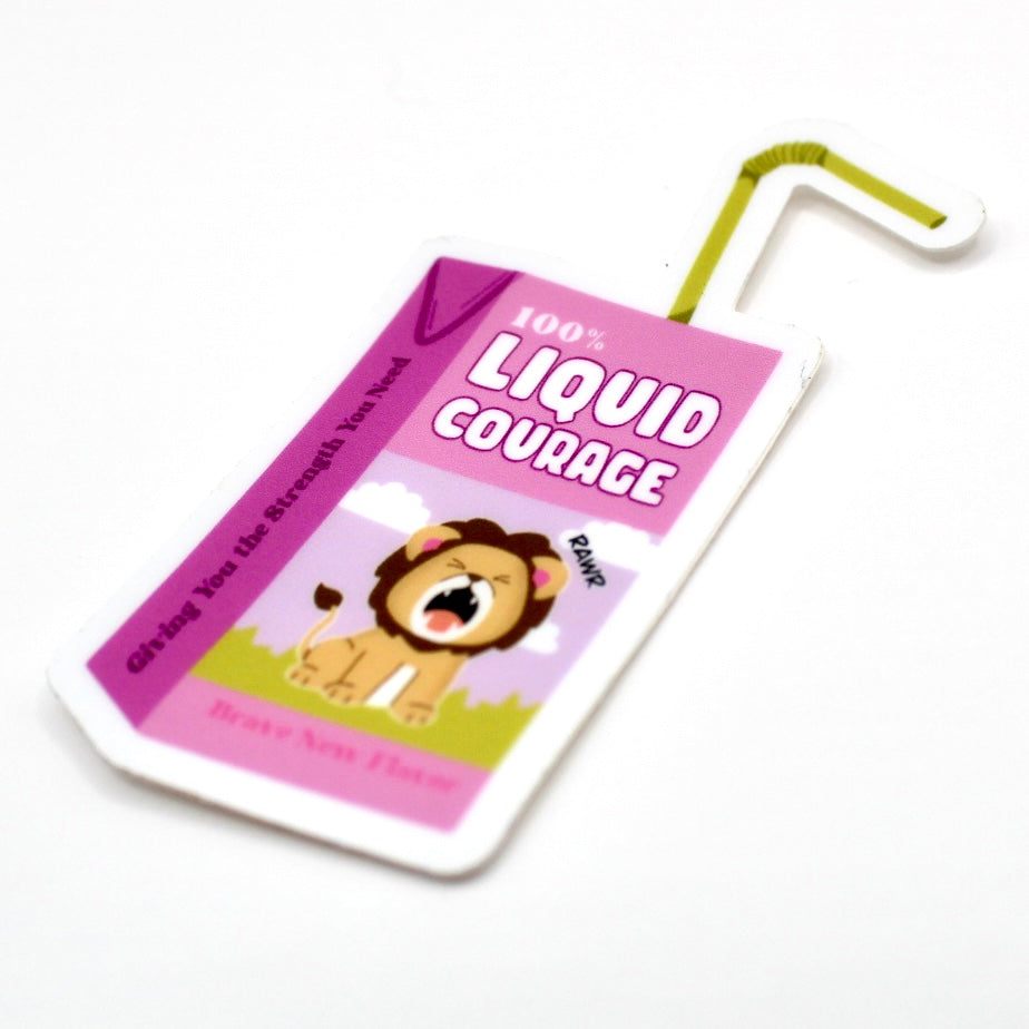 Liquid Courage Vinyl Sticker