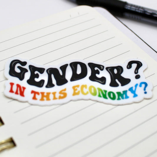 Gender? Vinyl Sticker