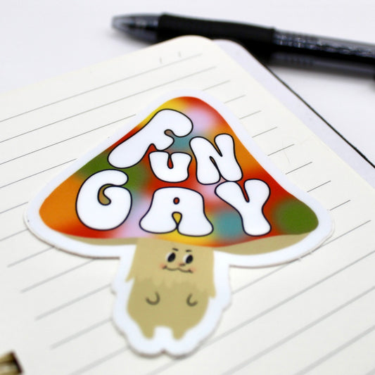 Fun Gay Vinyl Sticker