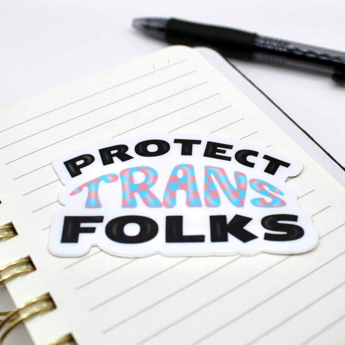 Protect Trans Folks Vinyl Sticker