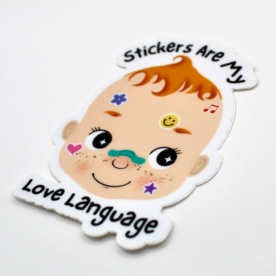 Stickers are my Love Language Vinyl Sticker