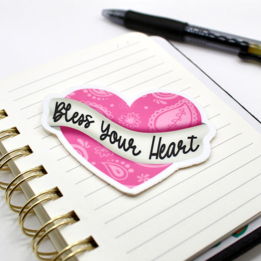 Bless Your Heart Vinyl Sticker