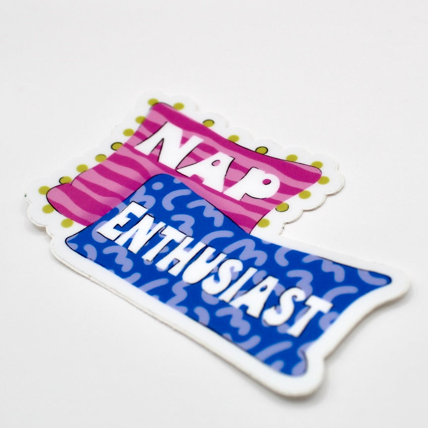 Nap Enthusiast Vinyl Sticker