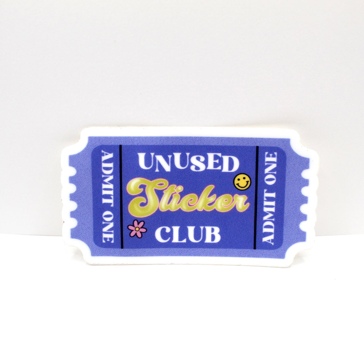 Unused Sticker Club Vinyl Sticker