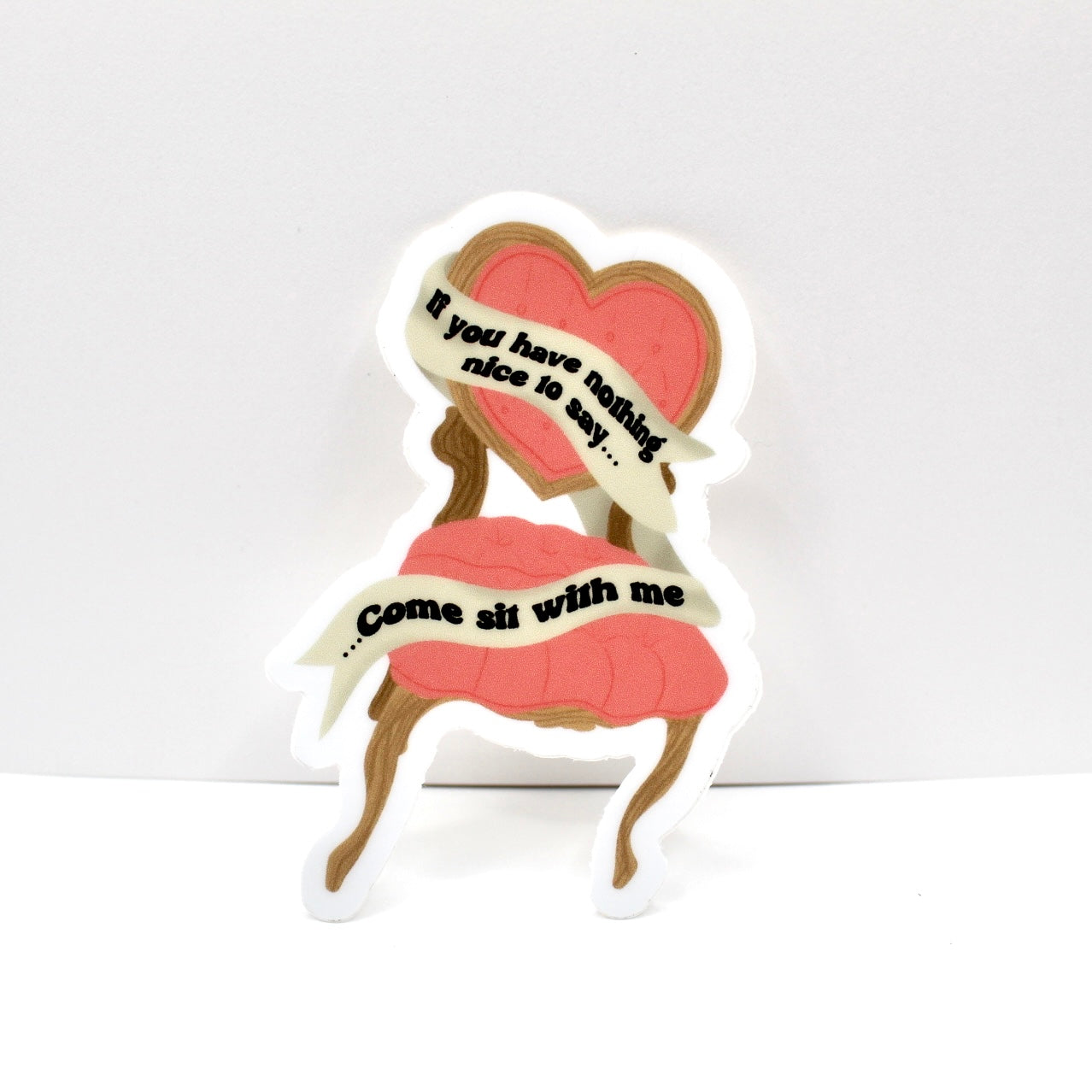 Nothing Nice to Say Vinyl Sticker