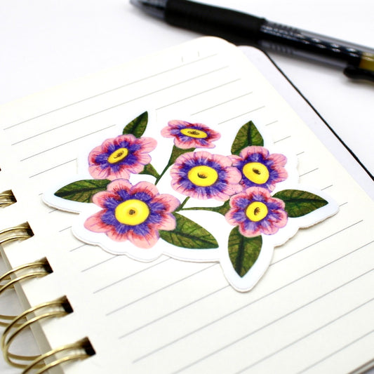 Flowers Vinyl Sticker