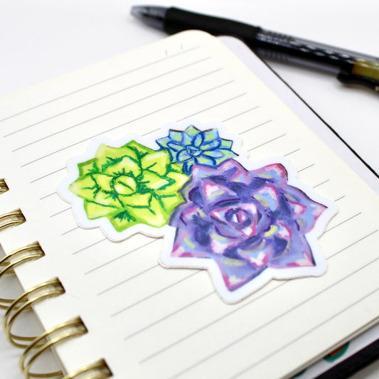Succulents Vinyl Sticker