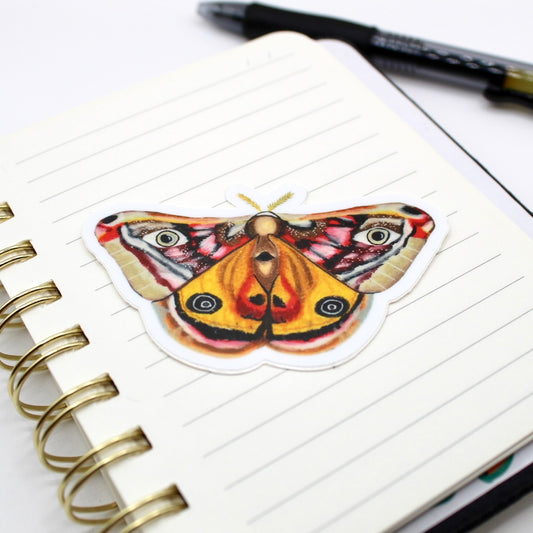 Moth Vinyl Sticker
