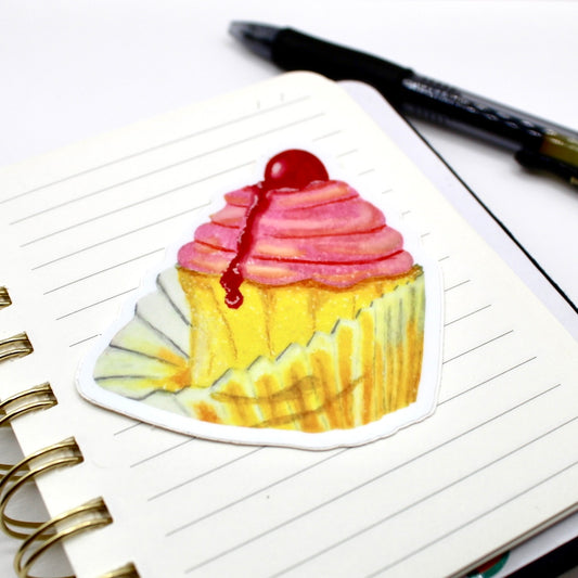 Cupcake Vinyl Sticker