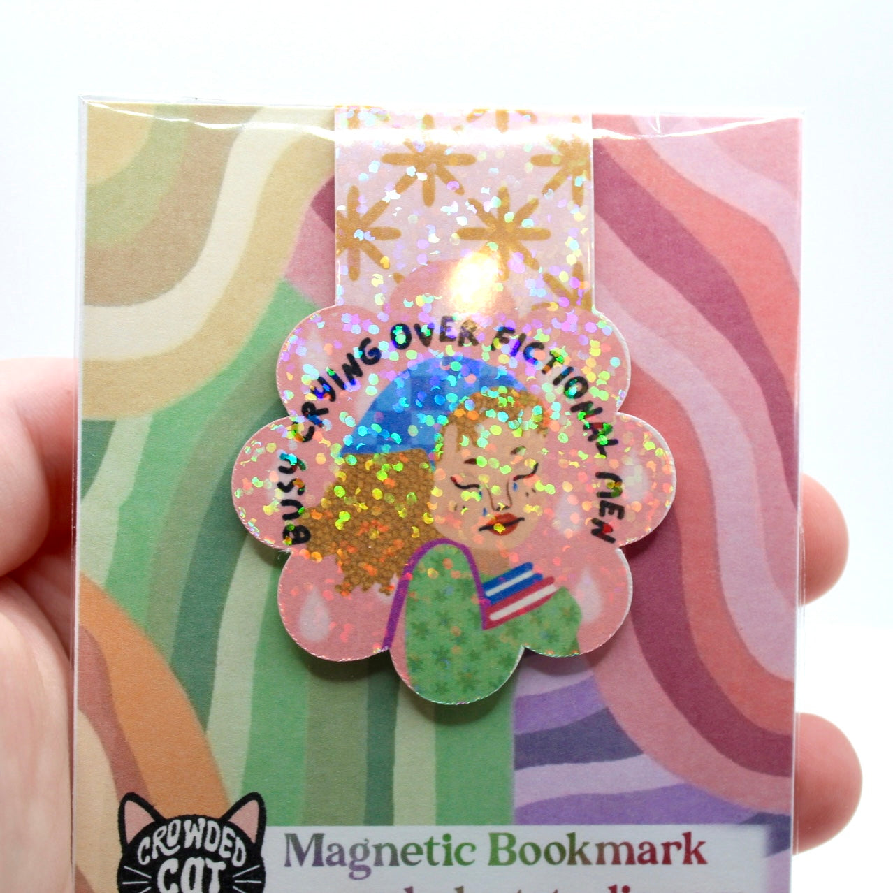 Crying Over Fictional Men Magnetic Bookmark