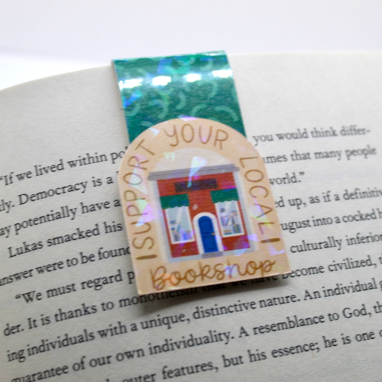Support Your Local Bookshop Magnetic Bookmark