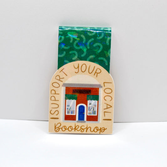 Support Your Local Bookshop Magnetic Bookmark