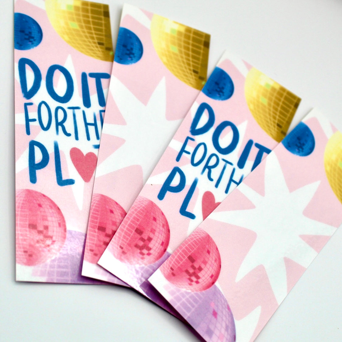 Do it for the Plot Double Sided Bookmark
