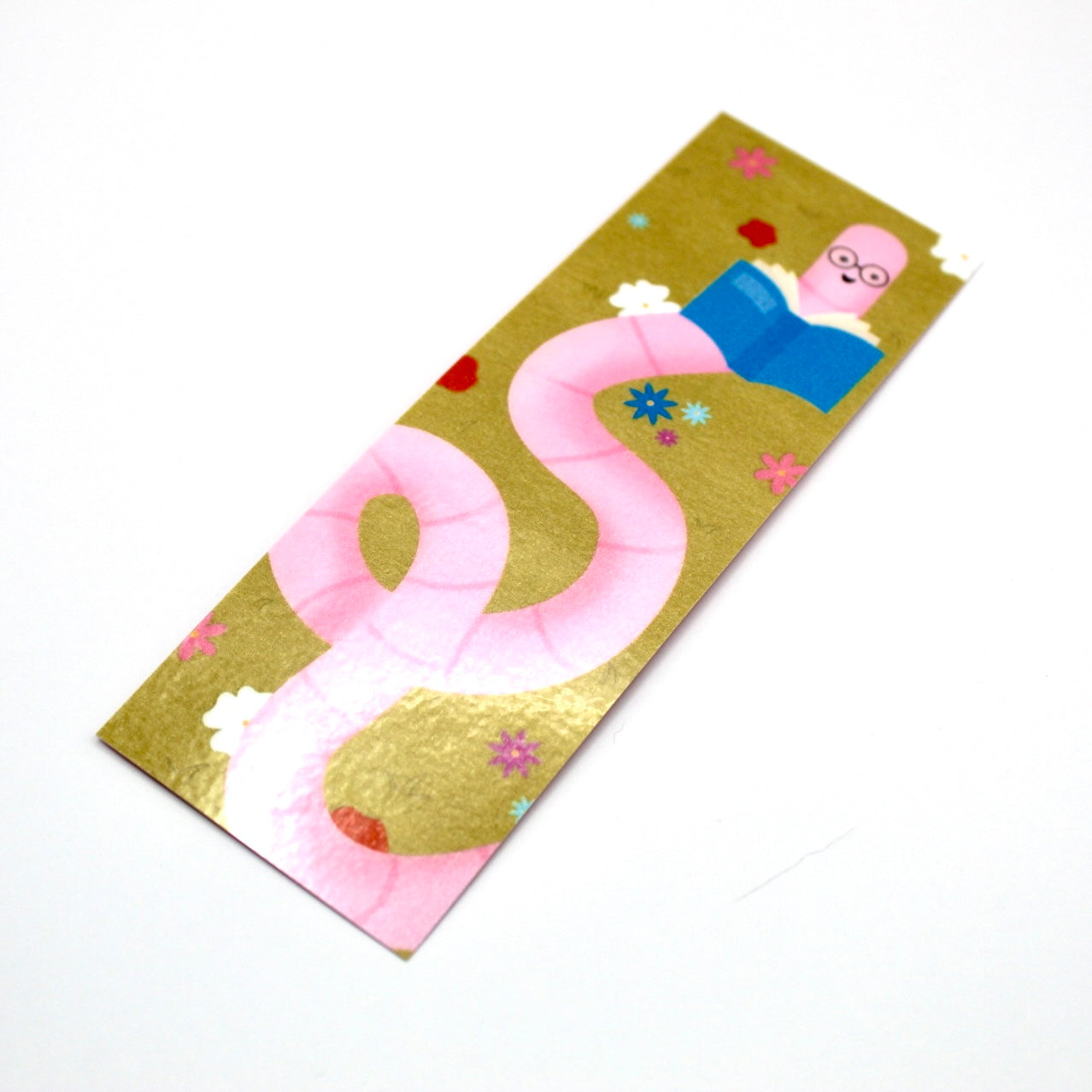 Bookworm Double Sided Bookmark