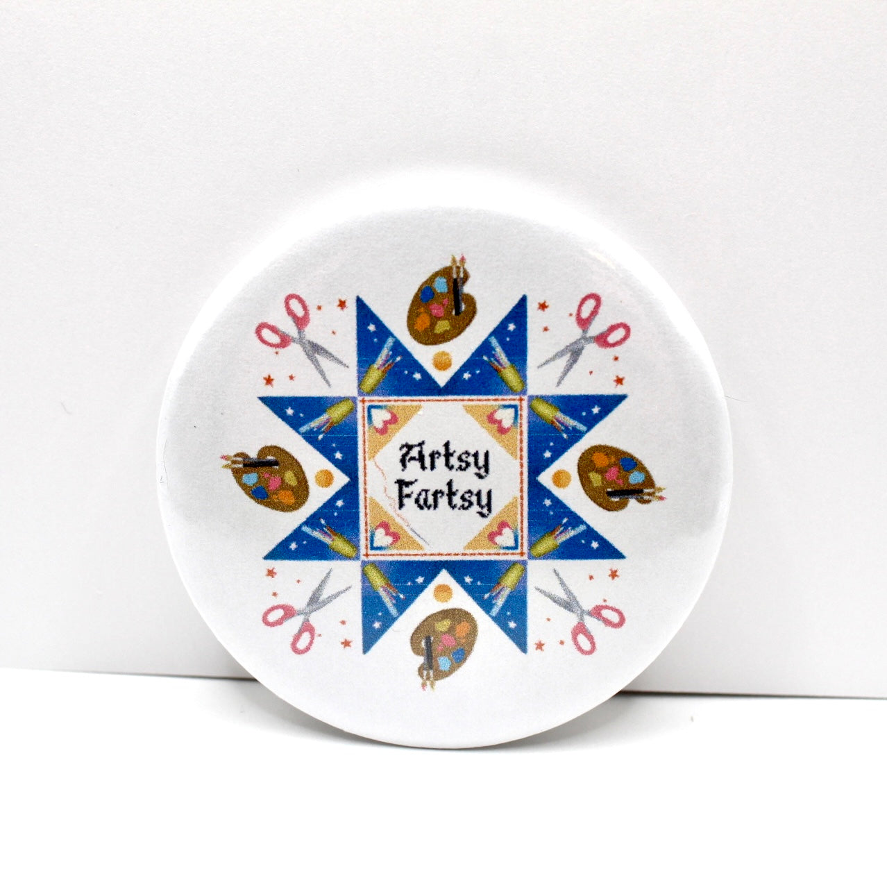 Artsy Fartsy Button Pin